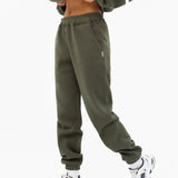 Isabel Sweatpants - Khaki Green