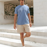 Santos Relaxed T-Shirt - Mid Blue