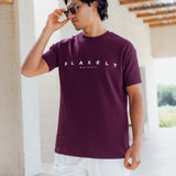 Colton Relaxed T-Shirt - Burgundy