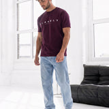 Colton Relaxed T-Shirt - Burgundy