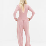 Ebony Long Sleeve Top - Soft Rose