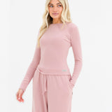 Ebony Long Sleeve Top - Soft Rose