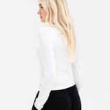 Ebony Long Sleeve Top - Warm White
