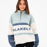 Alpine 1/4 Zip Jumper - Mineral Blue