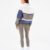 Alpine 1/4 Zip Jumper - Safari Green
