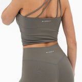 SculptForm One Shoulder Vest - Safari Green