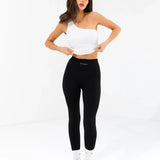 SculptForm One Shoulder Vest - White