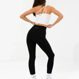 SculptForm One Shoulder Vest - White