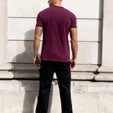Raife Relaxed T-Shirt - Burgundy