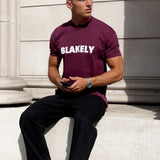 Raife Relaxed T-Shirt - Burgundy