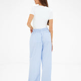 Elodie Stripe Trousers - Blue