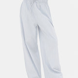 Elodie Stripe Trousers - Grey