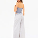 Elodie Stripe Trousers - Light Lilac