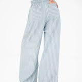 Elodie Stripe Trousers - Teal
