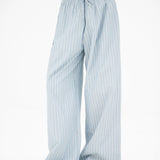 Elodie Stripe Trousers - Teal