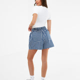 Kiara Stripe Shorts - Navy