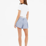 Elodie Stripe Shorts - Navy