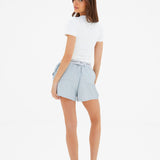 Elodie Stripe Shorts - Teal