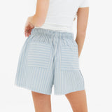 Elodie Stripe Shorts - Teal