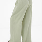 Mila Wide Leg Trousers - Soft Sage