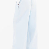 Maya Wide Leg Trousers - Soft Blue