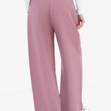 Maya Wide Leg Trousers - Dusty Pink