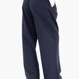 Maya Wide Leg Trousers - True Navy