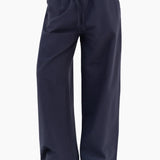 Maya Wide Leg Trousers - True Navy