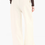 Maya Wide Leg Trousers - Buttermilk