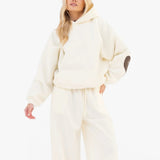 Maya Wide Leg Trousers - Buttermilk