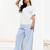 Summer Stripe Trousers - Blue Stripe