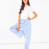 Summer Stripe Trousers - Blue Stripe