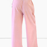 Summer Stripe Trousers - Pink Stripe