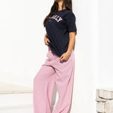 Summer Stripe Trousers - Pink Stripe