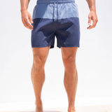 Anchor Swim Shorts - Dusty Blue