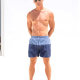 Anchor Swim Shorts - Dusty Blue