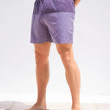 Anchor Swim Shorts - Purple