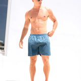 Anchor Swim Shorts - Teal Green