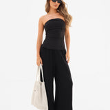 Solea Bandeau Top - Black
