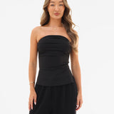 Solea Bandeau Top - Black
