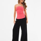 Solea Bandeau Top - Bright Pink