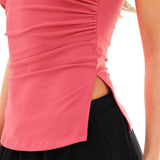 Solea Bandeau Top - Bright Pink