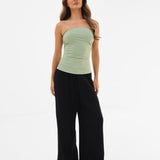 Solea Bandeau Top - Sage Green