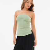 Solea Bandeau Top - Sage Green