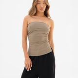Solea Bandeau Top - Taupe