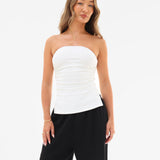 Solea Bandeau Top - White
