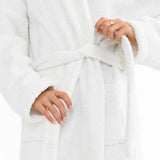 Embroidered Isabel Dressing Gown - White