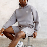 Briston Relaxed Jogger Shorts - Smoky Grey
