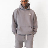 Briston Relaxed Jogger Shorts - Smoky Grey
