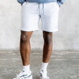 Briston Relaxed Jogger Shorts - Marl White